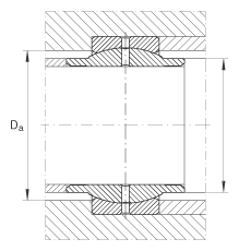 關(guān)節(jié)軸承 GE12-LO, 根據(jù) DIN ISO 12 240-1 標(biāo)準(zhǔn)，需維護(hù)