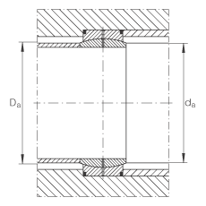 關(guān)節(jié)軸承 GE800-DO, 根據(jù) DIN ISO 12 240-1 標(biāo)準(zhǔn)，需維護(hù)